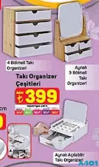 TAKI ORGANİZER ÇEŞİTLERİ
